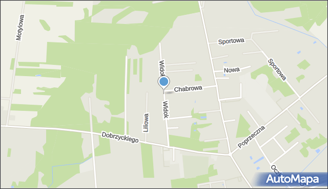 Cegłów powiat miński, Widok, mapa Cegłów powiat miński