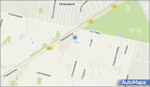 Chechło Pierwsze, Witkiewicza Stanisława Ignacego, mapa Chechło Pierwsze