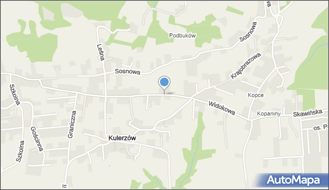 Chorowice, Widokowa, mapa Chorowice