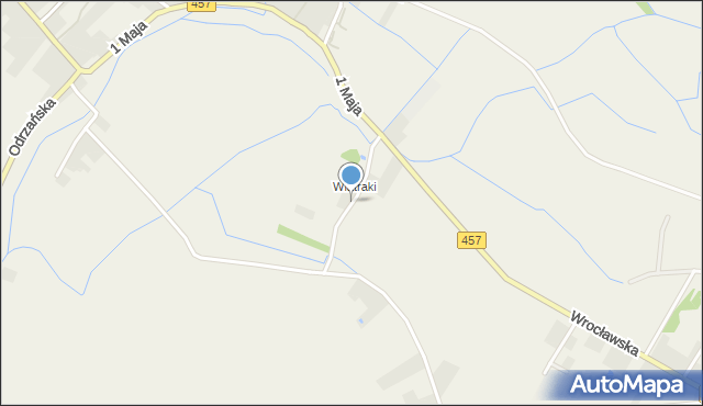 Chróścice, Wiatraki, mapa Chróścice