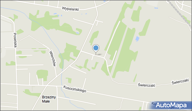 Częstochowa, Witaminowa, mapa Częstochowy