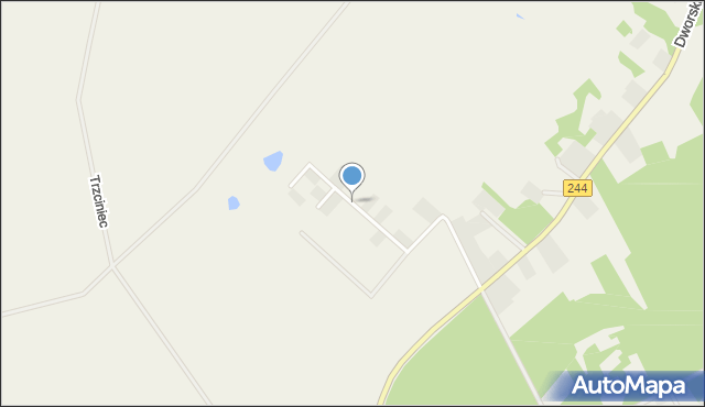 Dąbrówka Nowa gmina Sicienko, Wichrowe Wzgórze, mapa Dąbrówka Nowa gmina Sicienko