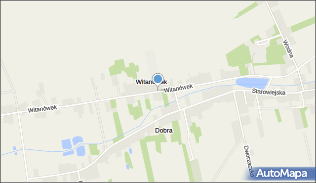 Dobra gmina Stryków, Witanówek, mapa Dobra gmina Stryków