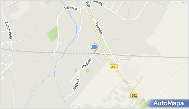 Dzierżoniów, Wiejska, mapa Dzierżoniów