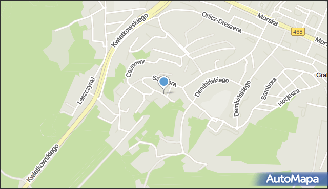 Gdynia, Widok, mapa Gdyni