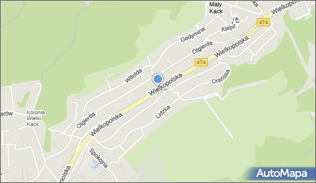 Gdynia, Wielkopolska, mapa Gdyni
