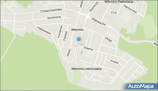 Gdynia, Wielkokacka, mapa Gdyni