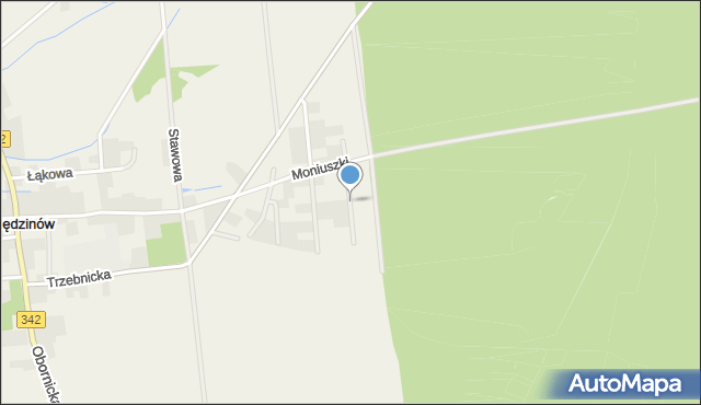 Golędzinów, Wieniawskiego Henryka, mapa Golędzinów
