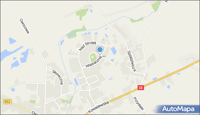 Grębocin gmina Lubicz, Wiatraczna, mapa Grębocin gmina Lubicz