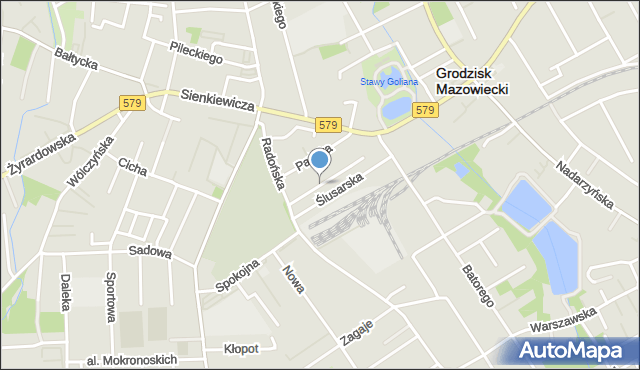 Grodzisk Mazowiecki, Wiewiórki, mapa Grodzisk Mazowiecki