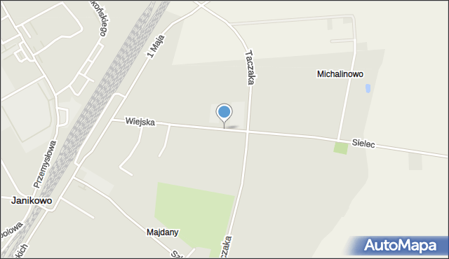 Janikowo powiat inowrocławski, Wiejska, mapa Janikowo powiat inowrocławski