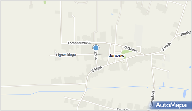 Jarczów, Witosa Wincentego, mapa Jarczów