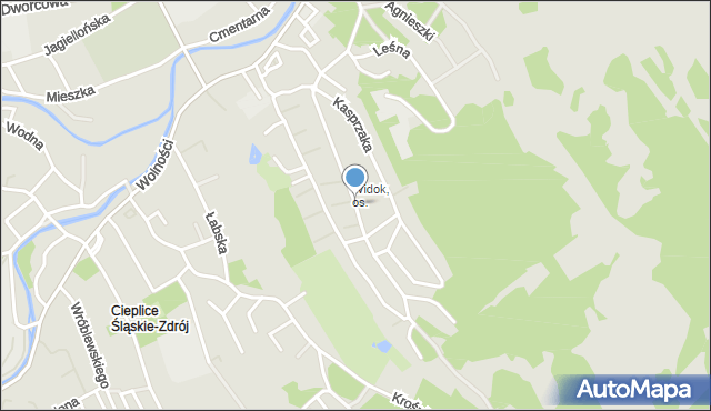 Jelenia Góra, Widok, mapa Jelenia Góra