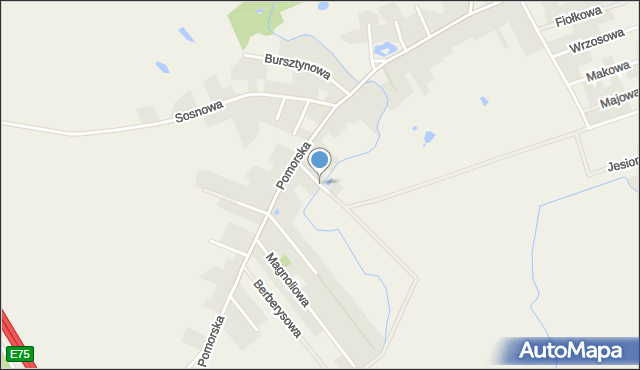 Kleszczewko, Wierzbowa, mapa Kleszczewko