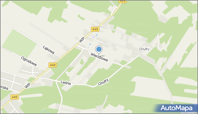 Kobyla Góra powiat ostrzeszowski, Wierzbowa, mapa Kobyla Góra powiat ostrzeszowski