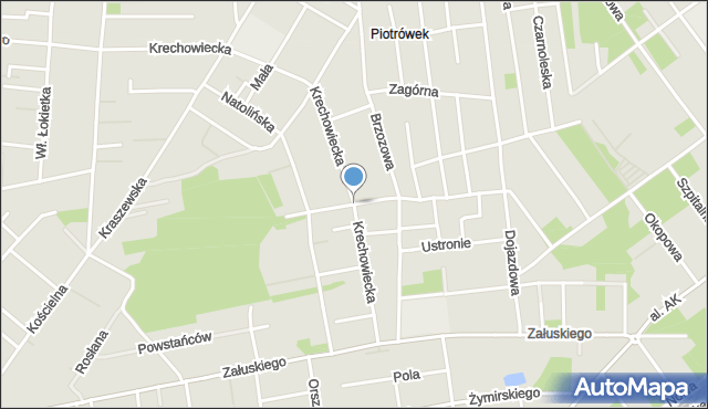 Kobyłka, Wiesławska, mapa Kobyłka