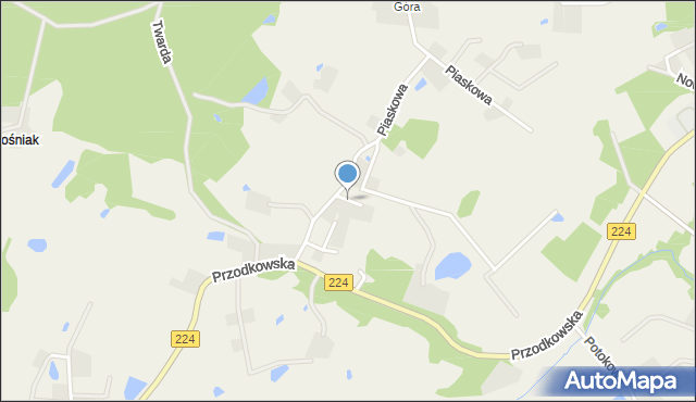 Kobysewo, Wichrowe Wzgórze, mapa Kobysewo
