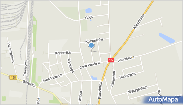 Koźmin Wielkopolski, Wiosny Ludów, mapa Koźmin Wielkopolski