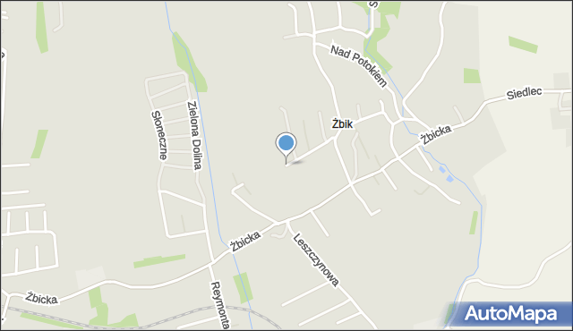 Krzeszowice, Widokowa, mapa Krzeszowice