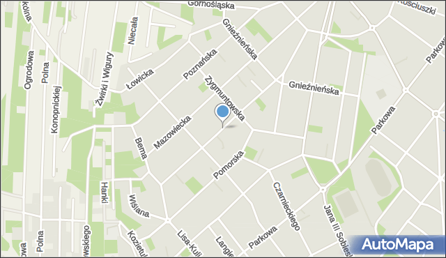 Legionowo, Wileńska, mapa Legionowo