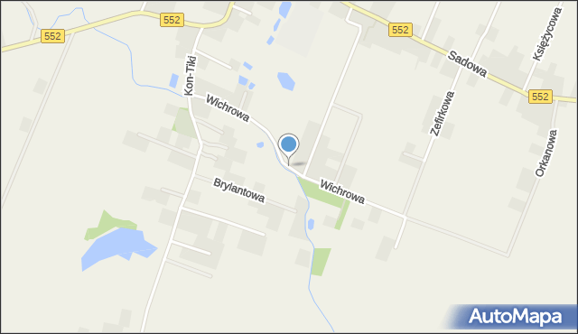 Lulkowo gmina Łysomice, Wichrowa, mapa Lulkowo gmina Łysomice