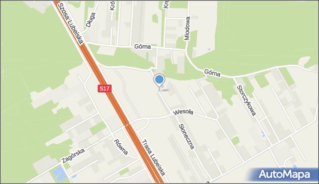 Majdan gmina Wiązowna, Wiśniowa, mapa Majdan gmina Wiązowna