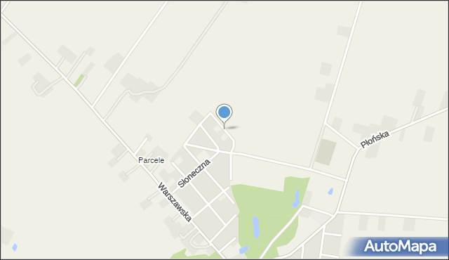Mała Wieś powiat płocki, Wierzbowa, mapa Mała Wieś powiat płocki
