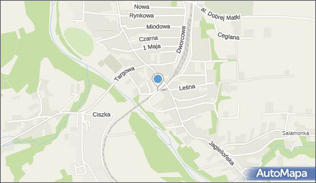 Milówka powiat żywiecki, Wikliniarska, mapa Milówka powiat żywiecki