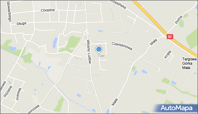 Nekla powiat wrzesiński, Wierzbowa, mapa Nekla powiat wrzesiński