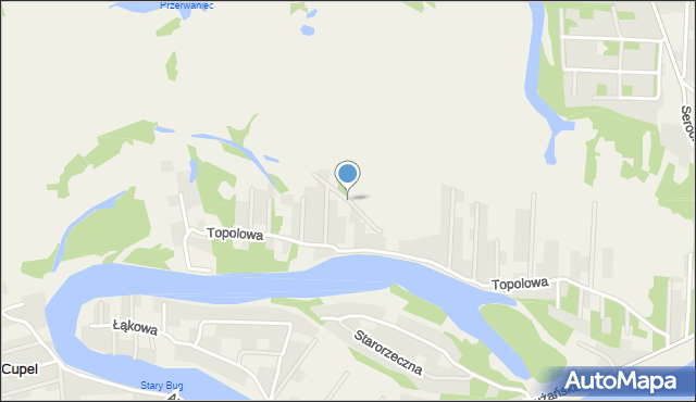 Nowa Wieś gmina Serock, Wierzbowa, mapa Nowa Wieś gmina Serock