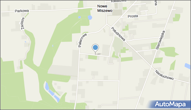 Nowe Miszewo, Wiatraczna, mapa Nowe Miszewo