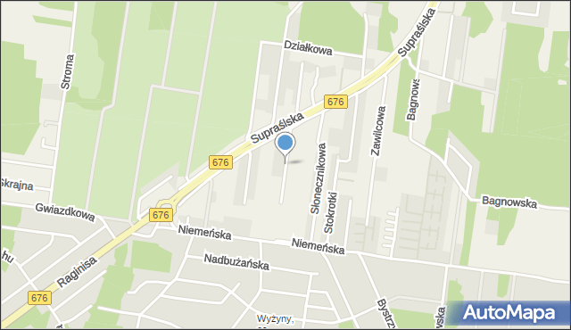 Nowodworce, Wileńska, mapa Nowodworce