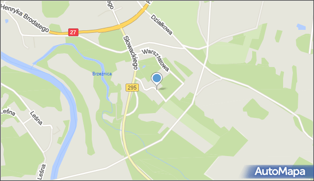 Nowogród Bobrzański, Witosa Wincentego, mapa Nowogród Bobrzański