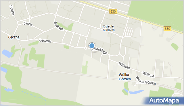 Nowy Dwór Mazowiecki, Willowa, mapa Nowy Dwór Mazowiecki