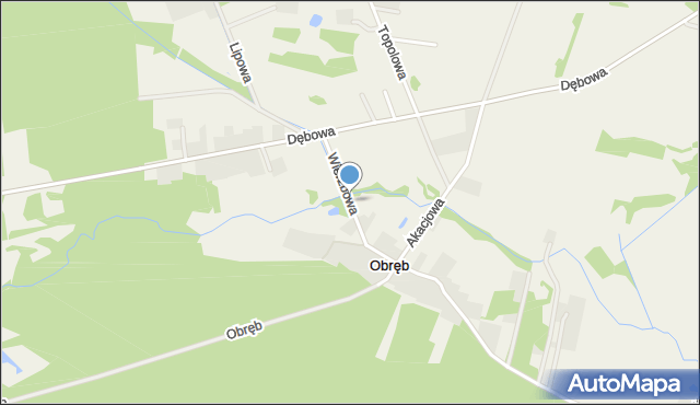 Obręb gmina Góra Kalwaria, Wierzbowa, mapa Obręb gmina Góra Kalwaria