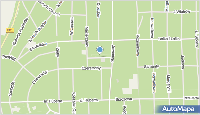 Osiedle Wilga, Wiewiórek, mapa Osiedle Wilga