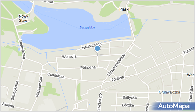 Ostrów Wielkopolski, Wioślarska, mapa Ostrów Wielkopolski