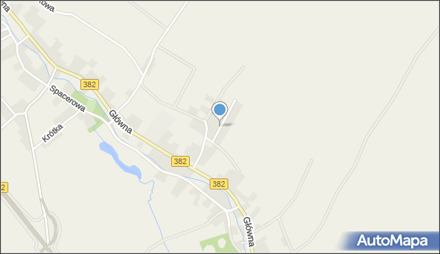 Piława Dolna, Wierzbowa, mapa Piława Dolna