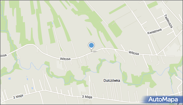 Pilzno, Witosa Wincentego, mapa Pilzno