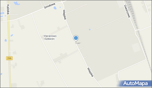Piotrków Kujawski, Wiejska, mapa Piotrków Kujawski