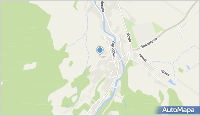 Podgórzyn powiat karkonoski, Widokowa, mapa Podgórzyn powiat karkonoski