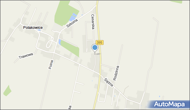 Polakowice, Wiedeńska, mapa Polakowice