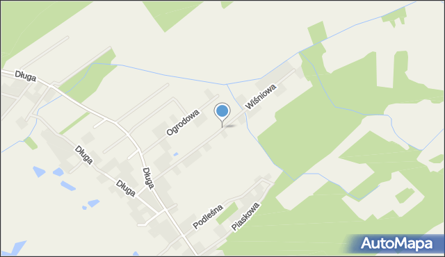 Radzewice, Wiśniowa, mapa Radzewice