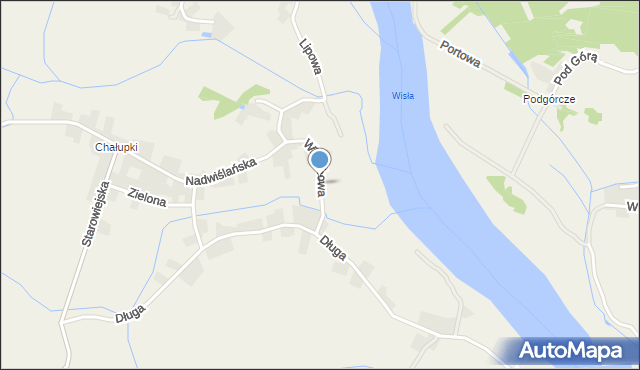 Ryczów gmina Spytkowice, Wierzbowa, mapa Ryczów gmina Spytkowice