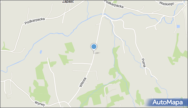 Ryglice, Witosa Wincentego, mapa Ryglice