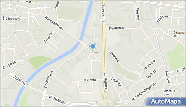 Rzeszów, Wierzbowa, mapa Rzeszów