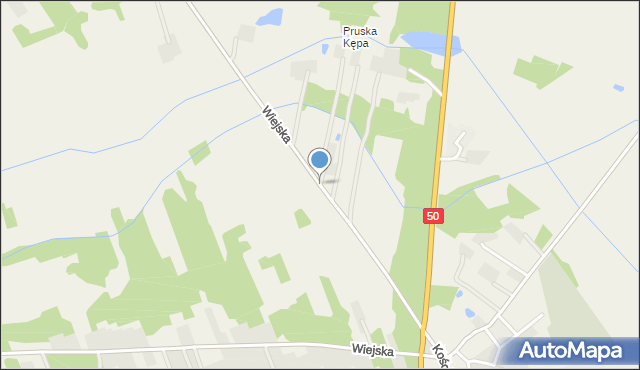 Sadowne, Wiejska, mapa Sadowne