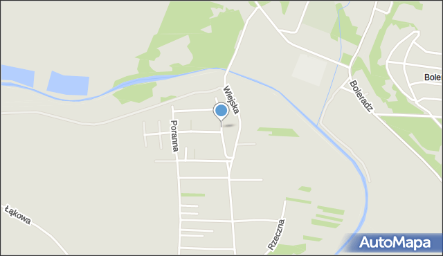 Siemianowice Śląskie, Wiosenna, mapa Siemianowice Śląskie