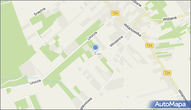 Słomczyn gmina Konstancin-Jeziorna, Wiosenna, mapa Słomczyn gmina Konstancin-Jeziorna