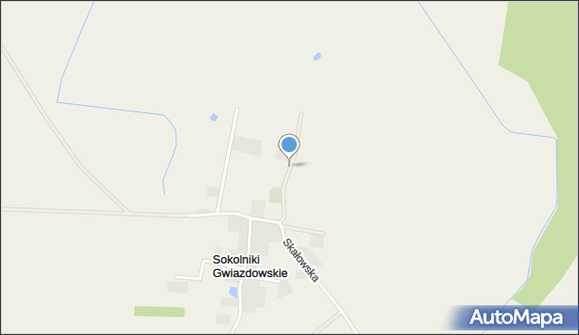 Sokolniki Gwiazdowskie, Winogronowa, mapa Sokolniki Gwiazdowskie